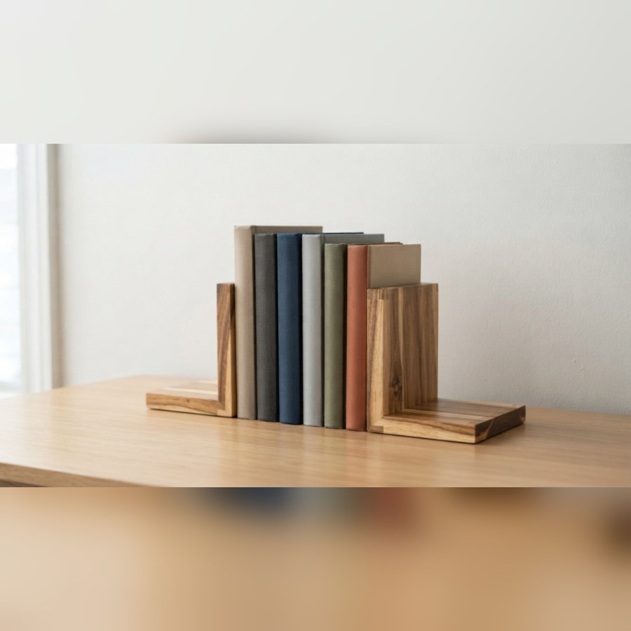 Acacia Bookends — Pair
